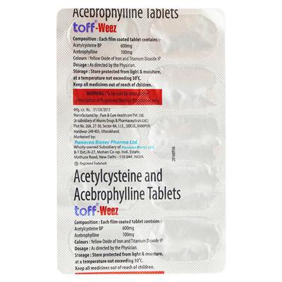 TOFF WEEZ Tablet 10's - Cough And Cold-Cou