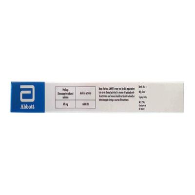 PARIHEP 60 (PFS) Injection 0.6ml - Blood Clot-Ant