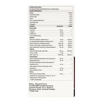 CALLITHRIX Tablet 30's - Supplements-Vam