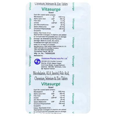 Vitasurge Tablet 10'S - Supplements-Vbc