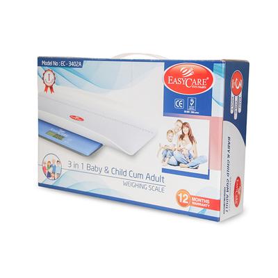 Easycare 3 IN 1 Baby & Child Cum Adult Weighing Scale (EC 3402A) - Health Monitors And Equipment