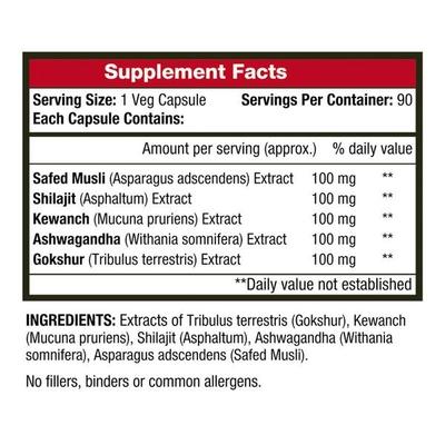 MuscleXP Vito Fuel Men Vital Veg Capsules 90's - Multi-Vitamins