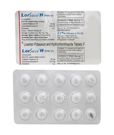 Lorsave H Tablet 15'S - Hypertension-Ang