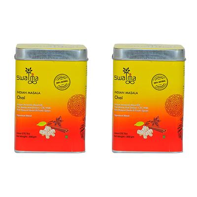 Swatma Indian Masala Chai Powder (Pack of 2 x 200 gm) - Teas