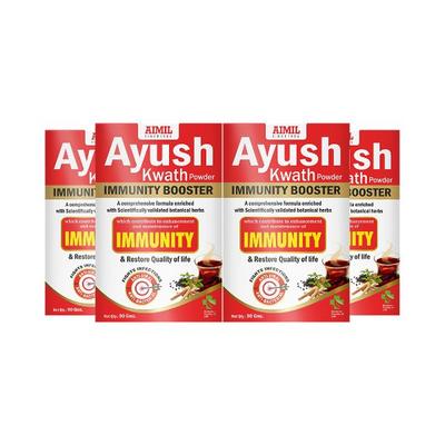 Aimil Ayush Kwath Powder (Pack of 4 x 90 gm) - Health Products