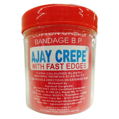 Ajay Crepe Bandage (6 cm x 4 m) 1's - Knee/Ankle/Leg/Foot Supports