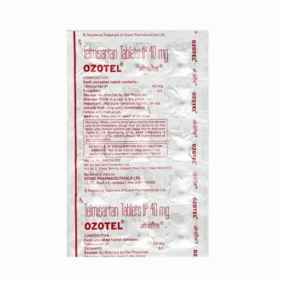 Ozotel 40mg Tablet 15'S - Hypertension-Ang