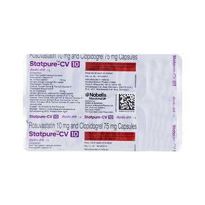 STATPURE CV 10 Tablet 10's - High Cholesterol-Dys