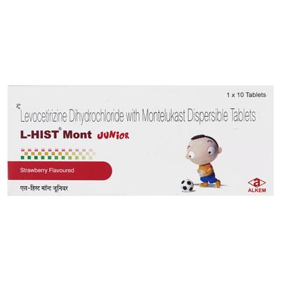 L Hist Mont Junior Tablet 10'S - Allergies-Ant