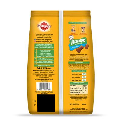 Pedigree Biscrok Biscuits - Chicken Flavour 900 gm - Petfood