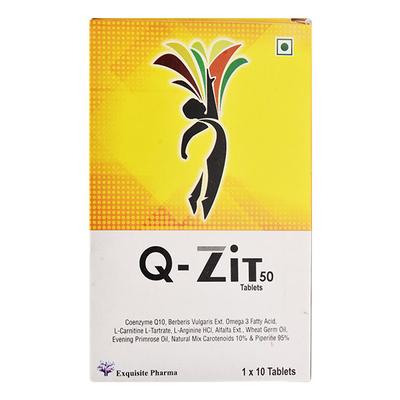 Q ZIT 50 Tablet 10's - Supplements-Vam