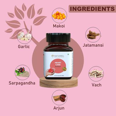 Naturrel Heart Care Extract Capsule 50's + Free 10's - Speciality Medicines