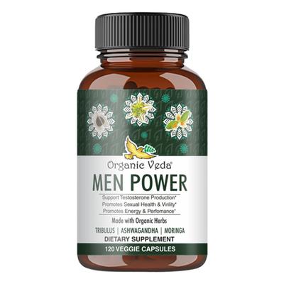 Organic Veda Men Power Veg Capsule 120's - Sexual Healthcare
