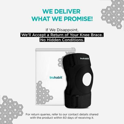 TruHabit Hinged Knee Brace - Black - Knee/Leg Supports