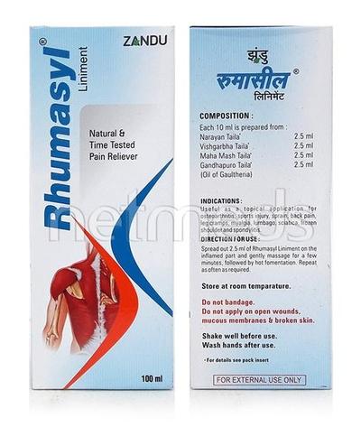 Zandu Rhumasyl Liniment 100 ml - Pain Relief (Ayush)
