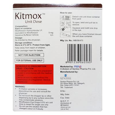 KITMOX UNIT DOSE Eye Drops 10X0.4ml - Eye Infections-Eaa