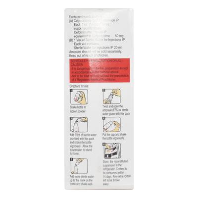 FOLOUP DS 50 Oral Suspension 30ml - Bacterial Infections-Cep