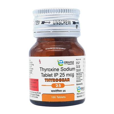 THYROGEAR 25mcg Tablet 100's - Hypothyroidism