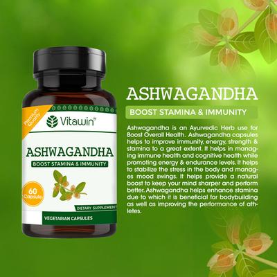 Vitawin Ashwagandha Capsule 60's - Ashwagandha