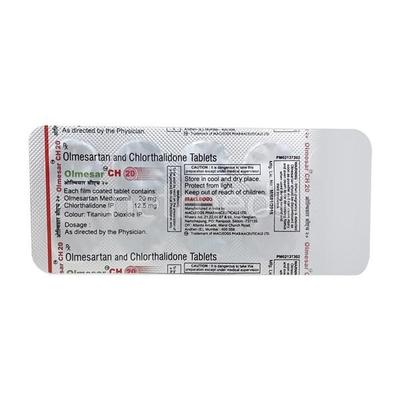 Olmesar CH 20mg Tablet 10'S - Hypertension-Ang