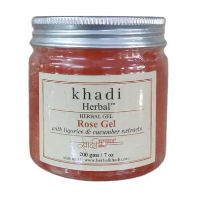 Khadi Herbal Facial Gel - Rose 200 gm - Face Gels