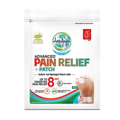 Amrutanjan Advanced Pain Relief + Patch 2's - Roll-On/Patch