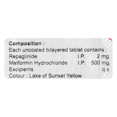ZREPAG 2MF Tablet 10's - Diabetes-Ant