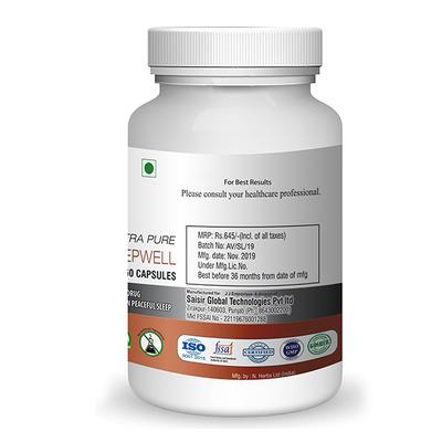 Vringra Ultra Pure Sleepwell Capsules 60's - Health Products