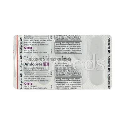 Amlopres TL 40mg Tablet 10'S - Hypertension-Ana