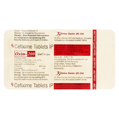 OXIM 200 Tablet 10's - Bacterial Infections-Cep