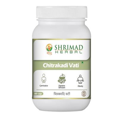 Shrimad Herbal Chitrakadi Vati 60's - Digestive Care