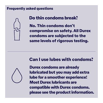 Durex Condoms - Extra Time 10's - Plain/Flavoured Condoms