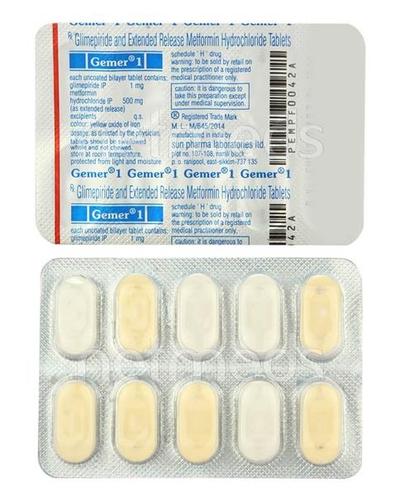 Gemer 1mg Tablet 10'S - Diabetes-Ant