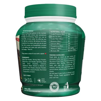 Pettr Turtle Food Treat Pellets - Fish Flavoured 370 gm - Petfood