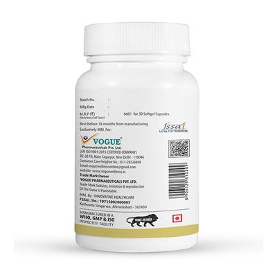 Vogue Wellness Calvog Softgel Capsule (Pack of 2 x 30's) - Speciality Medicines