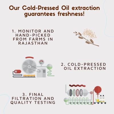 Coco Crush Cold Pressed White Sesame Oil 50 ml - Creams, Lotions & Oils