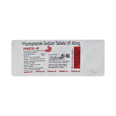 PENSTAL 40 Tablet 10's - Ulcer/Reflux/Flatulence-Aaa