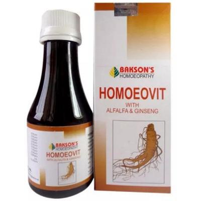 Bakson's Homoeovit With Alfalfa And Ginseng Syrup 225 ml - Speciality Medicine