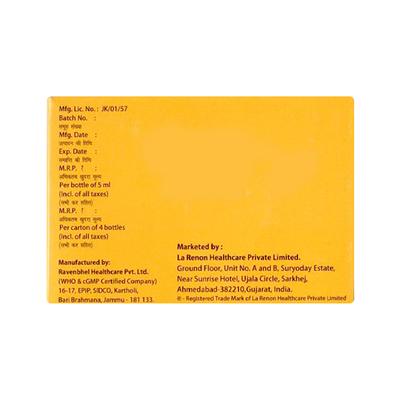 HNU D3 60K SUGAR FREE Oral Solution 5ml - Supplements-Vit