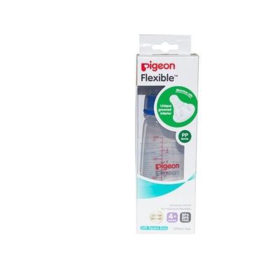 Pigeon Peristaltic Nursing Bottle Kpp Nipple (M) - Blue 200 ml - Feeding & Nursing