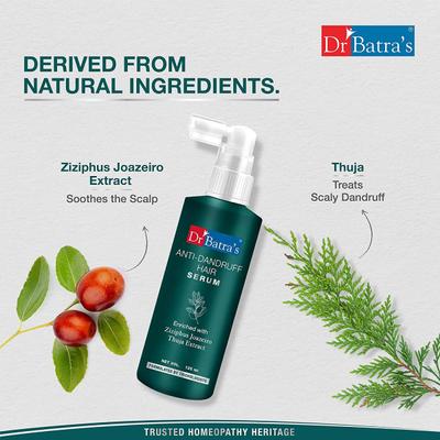 Dr Batra's Shampoo 500 ml + Anti-Dandruff Hair Serum 125 ml - Hair Treatment