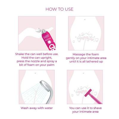 Clean & Dry Foam Wash 85 gm - Intimate Care