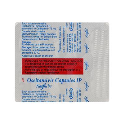 Natflu 75mg Capsule 10'S - Viral infections-Ant