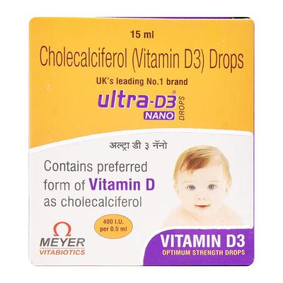 ULTRA D3 Nano Drops 15ml - Supplements-Vam