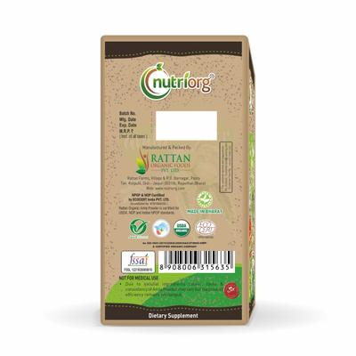 Nutriorg Organic Amla Powder 250 gm - Ayurvedic Juices