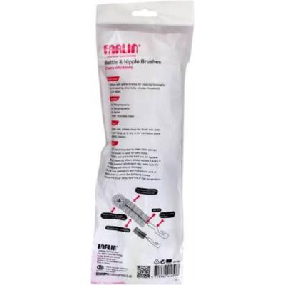 Farlin Bottle & Nipple Brushes - Green 1's - Baby Safety