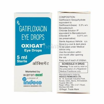 Oxigat Eye Drops 5ml - Eye Infections-Eaa