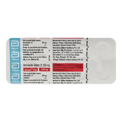 Amisant 200mg Tablet 10'S - Schizophrenia-Aps