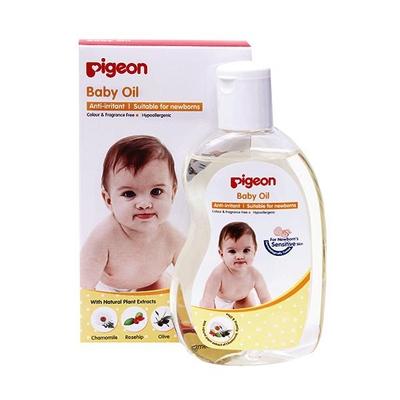 Pigeon Baby Oil 200 ml Combo 50 gm - Creams, Lotions & Oils