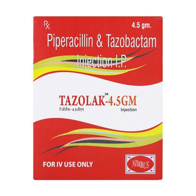 TAZOLAK 4.5 Injection 1's - Bacterial Infections-Pen